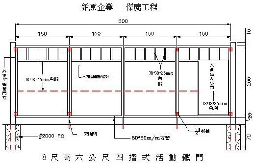 工地大門-示意圖